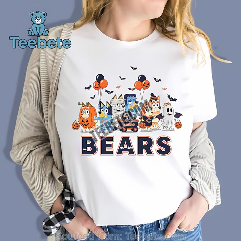 Chicago Bears Bluey Halloween Parade Costume Shirt
