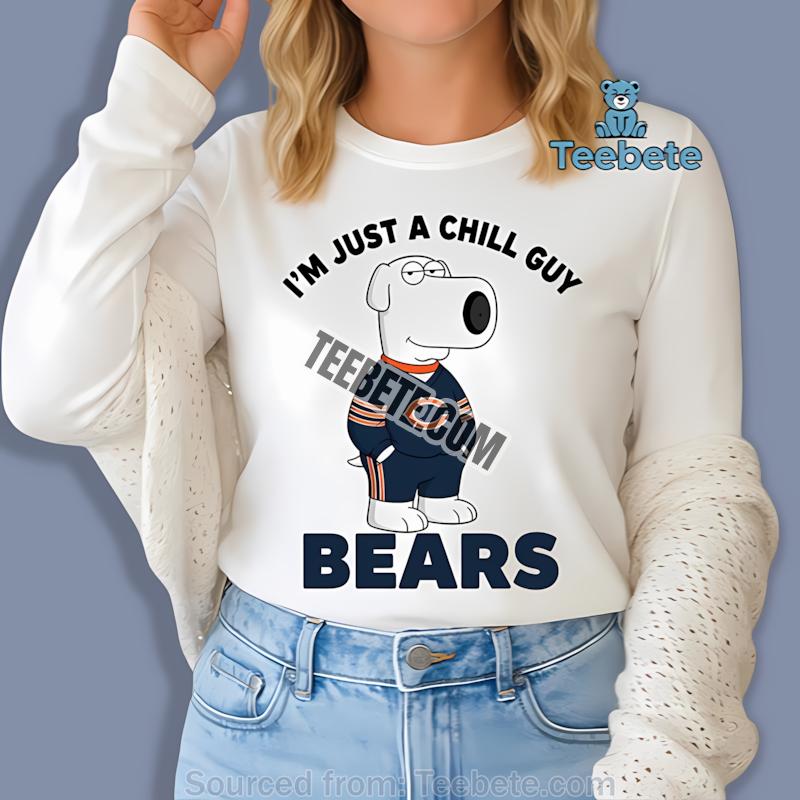 Chicago Bears Brian Griffin Chill Guy Long Sleeve Chicago Bears Brian Griffin Chill Guy Long Sleeve