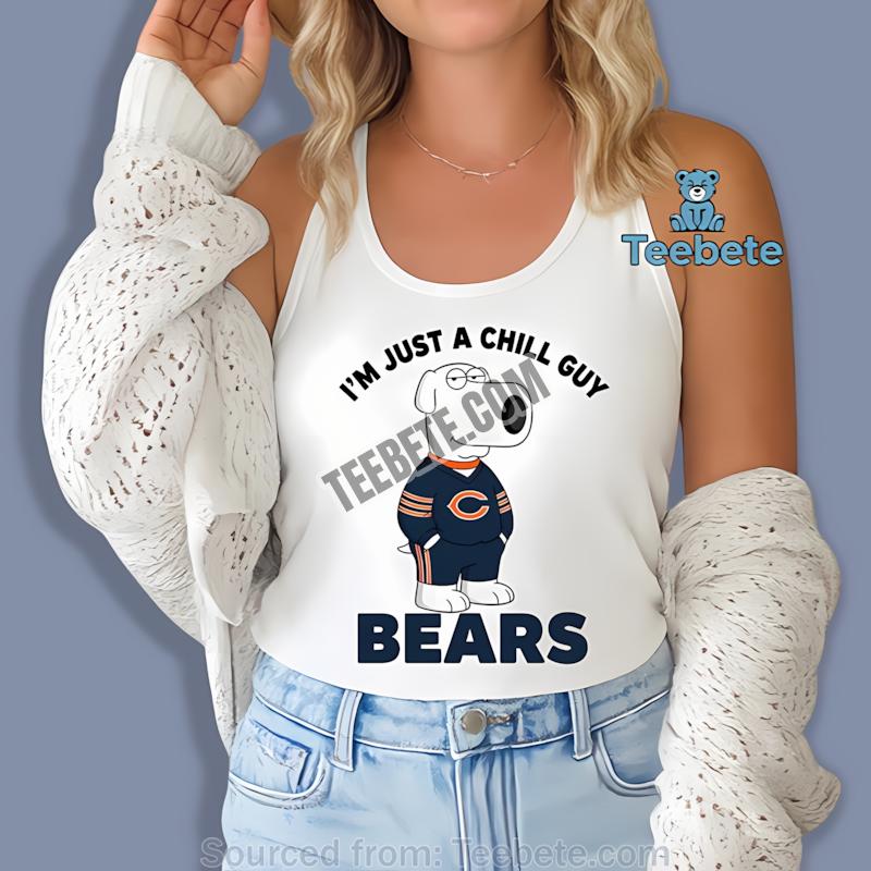 Chicago Bears Brian Griffin Chill Guy Tanktop Chicago Bears Brian Griffin Chill Guy Tanktop