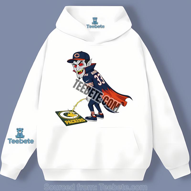 Chicago Bears Dracula Green Bay Packers Rivalry Hoodie Chicago Bears Dracula Green Bay Packers Rivalry Hoodie