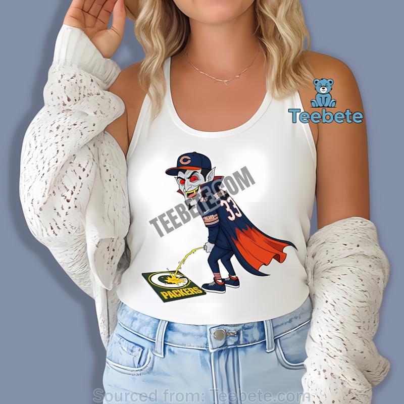 Chicago Bears Dracula Green Bay Packers Rivalry Tanktop Chicago Bears Dracula Green Bay Packers Rivalry Tanktop