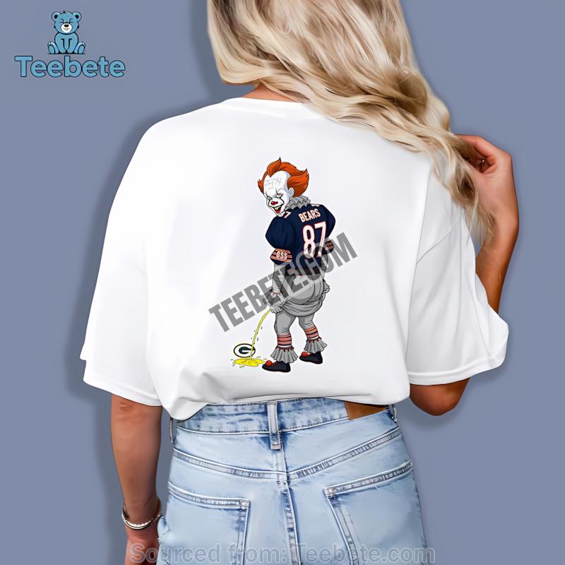 Chicago Bears Halloween Pennywise Packers Rivalry Shirt