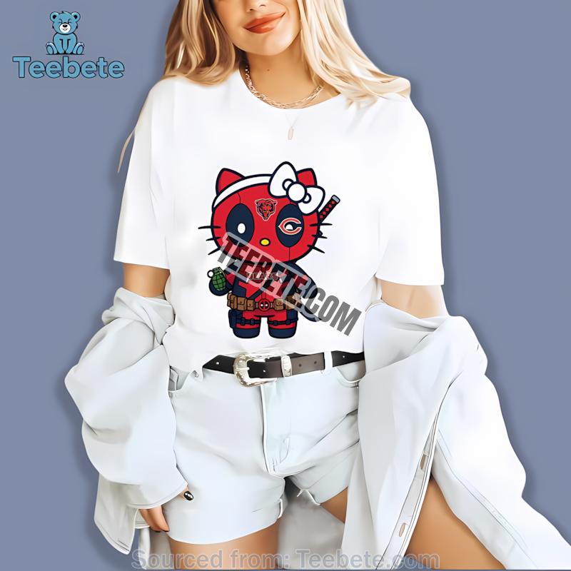 Chicago Bears Hello Kitty Deadpool Shirt