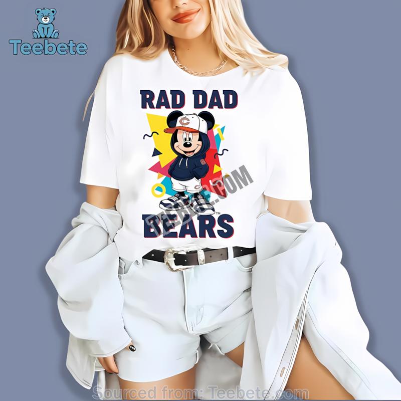 Chicago Bears Mickey Mouse Rad Dad Shirt