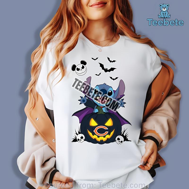 Chicago Bears Stitch Witch Halloween Shirt