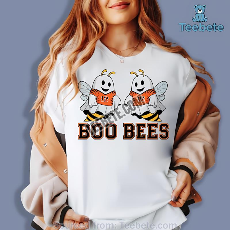 Cincinnati Bengals Boo Bees Funny Halloween Shirt