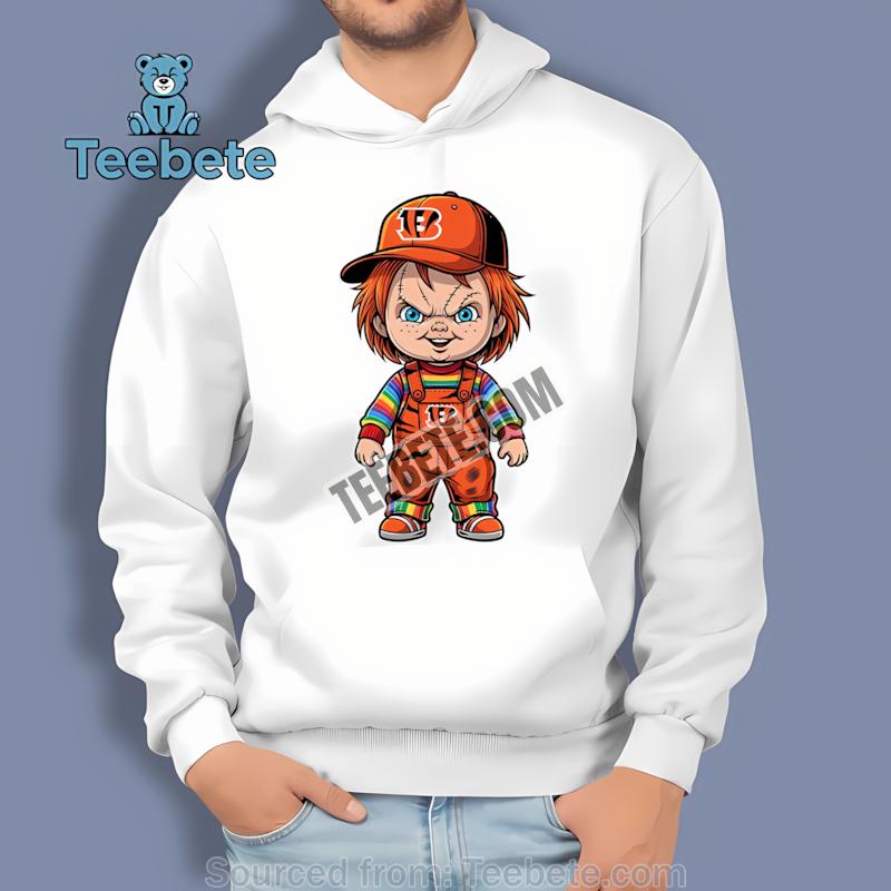 Cincinnati Bengals Chucky Halloween Horror Hoodie Cincinnati Bengals Chucky Halloween Horror Hoodie