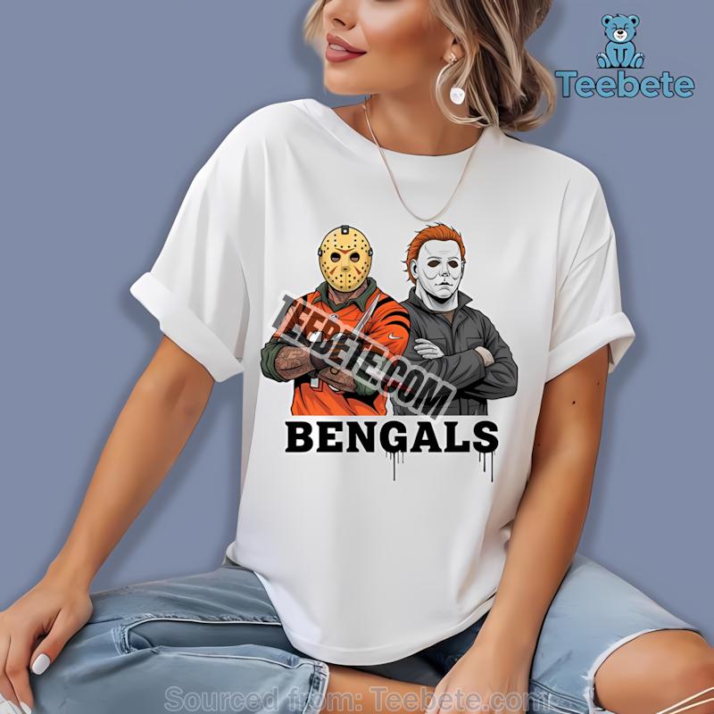 Cincinnati Bengals Jason And Michael Myers Shirt
