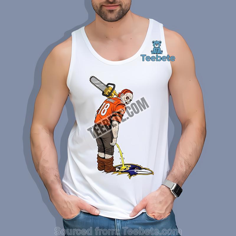 Cincinnati Bengals Leatherface Vs Ravens Rivalry Tanktop Cincinnati Bengals Leatherface Vs Ravens Rivalry Tanktop