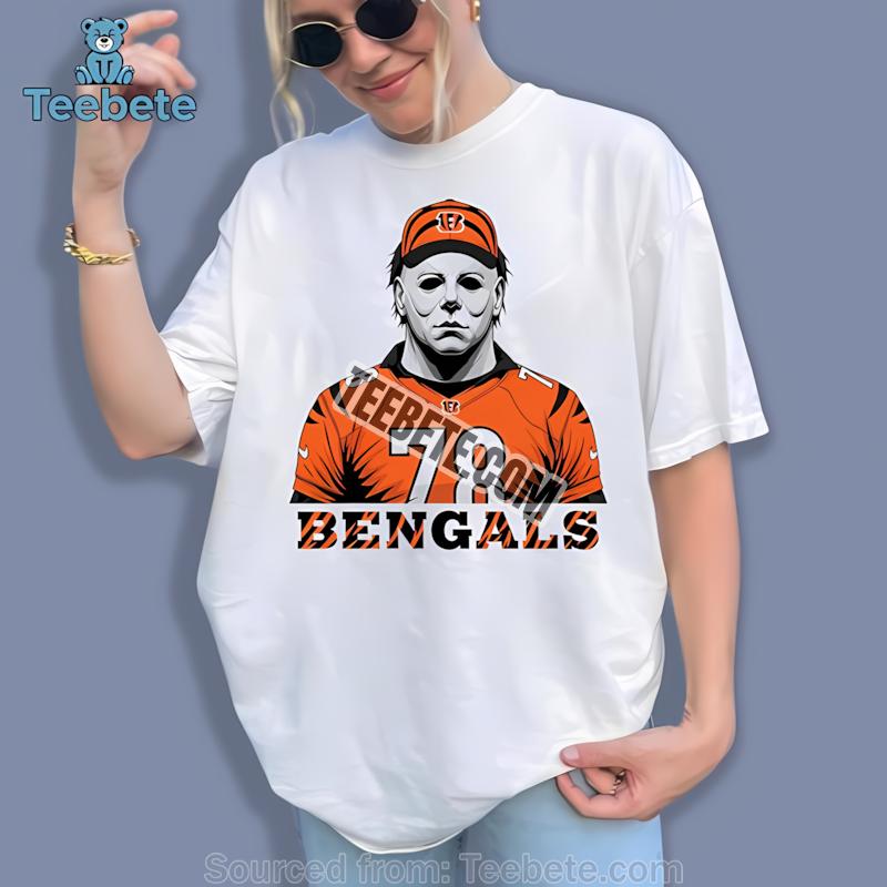 Cincinnati Bengals Michael Myers Halloween Shirt