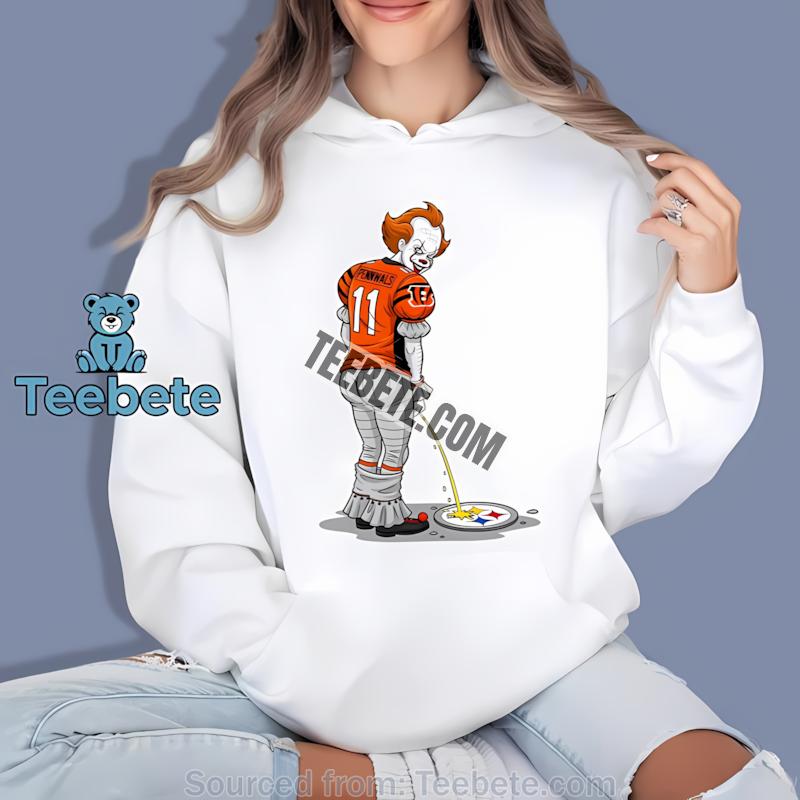 Cincinnati Bengals Pennywise Vs SHoodielers Halloween Shirt Cincinnati Bengals Pennywise Vs SHoodielers Halloween Shirt