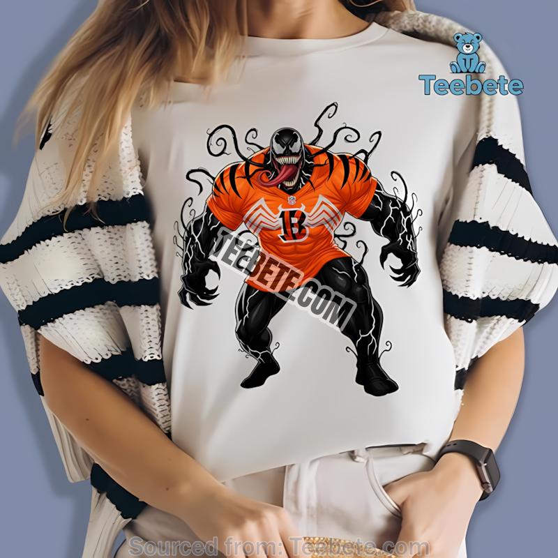Cincinnati Bengals Venom Halloween Superhero Shirt