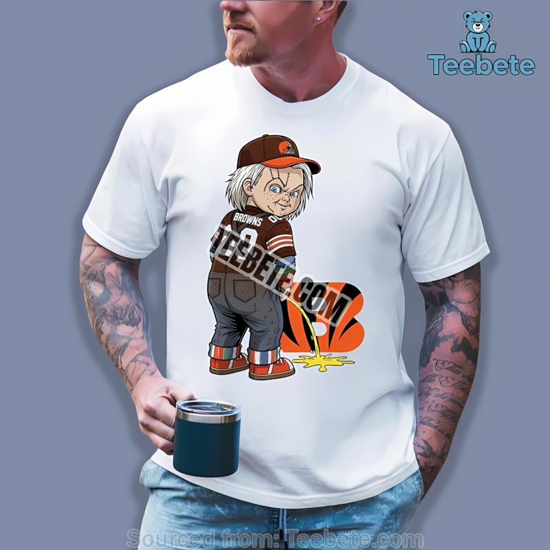 Cleveland Browns Chucky Vs Bengals Rivalry Adults Shirt