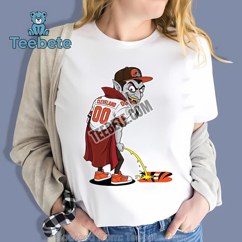 Cleveland Browns Dracula Vs Bengals Rivalry Fashion Shirt