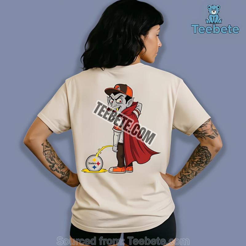 Cleveland Browns Dracula Vs Steelers Rivalry Casual Shirt