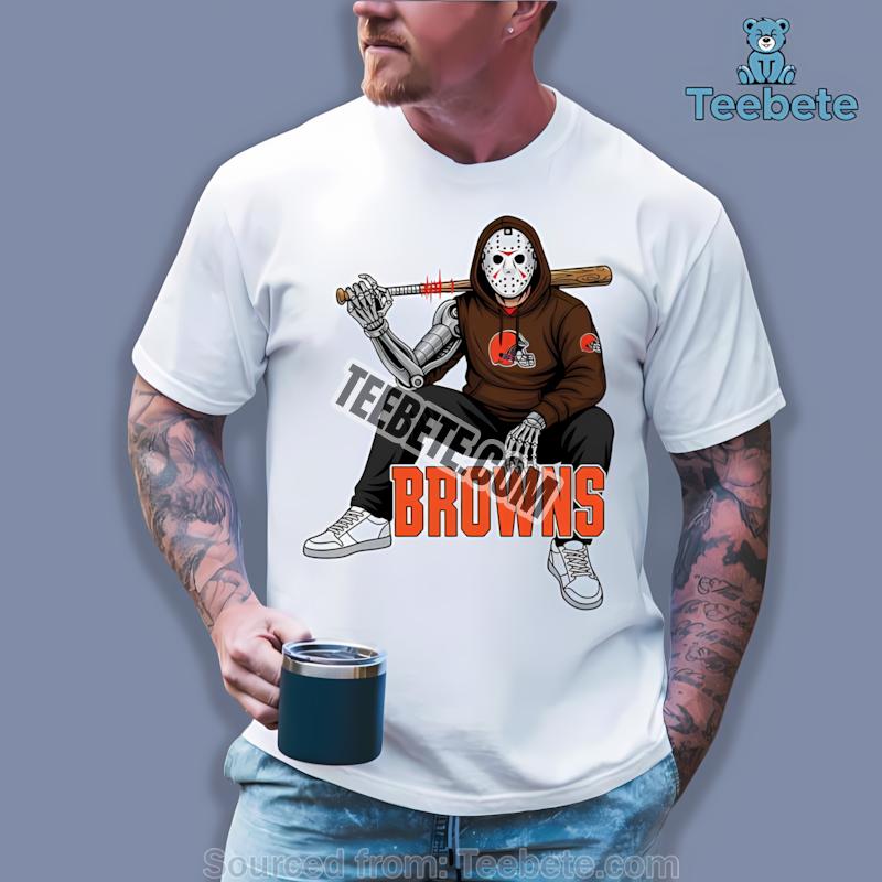 Cleveland Browns Jason Voorhees Street Style Halloween Regular Shirt