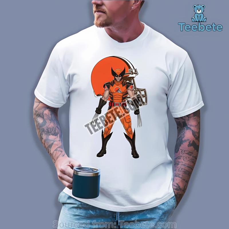 Cleveland Browns Marvel Wolverine Personalized Name Shirt