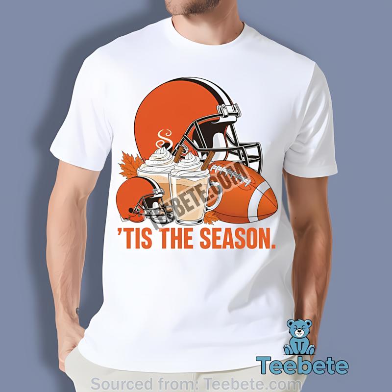 Cleveland Browns Pumpkin Spice Fall Football Season Womens Shirt