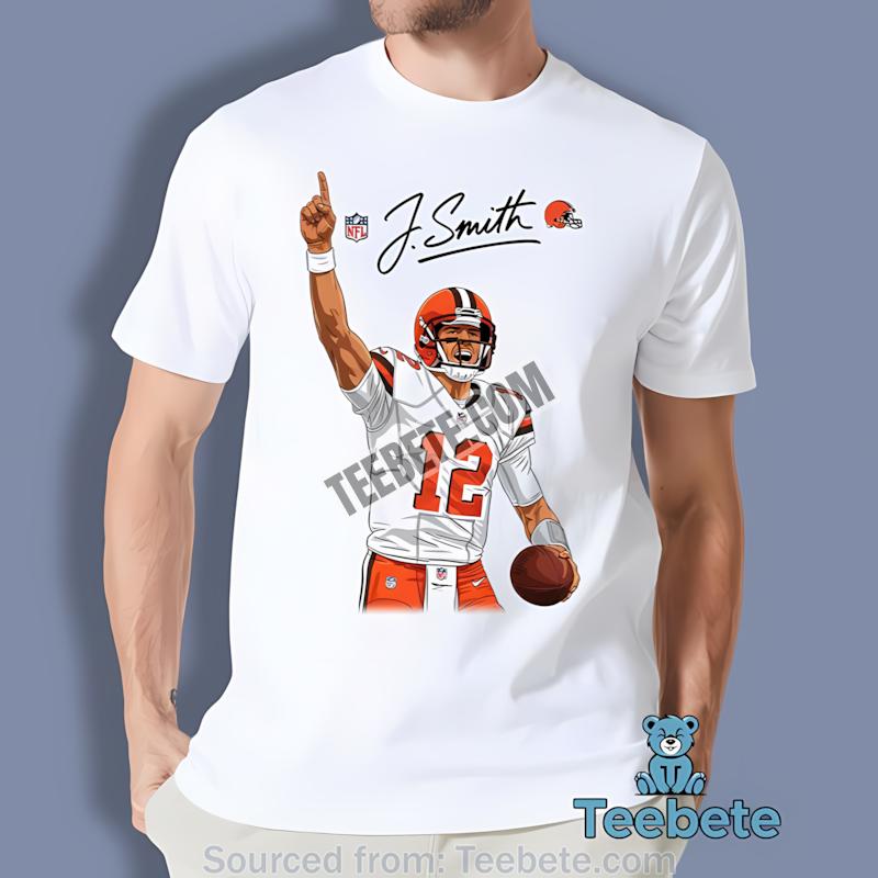 Cleveland Browns Shedeur Sanders Number 12 Quarterback Shirt
