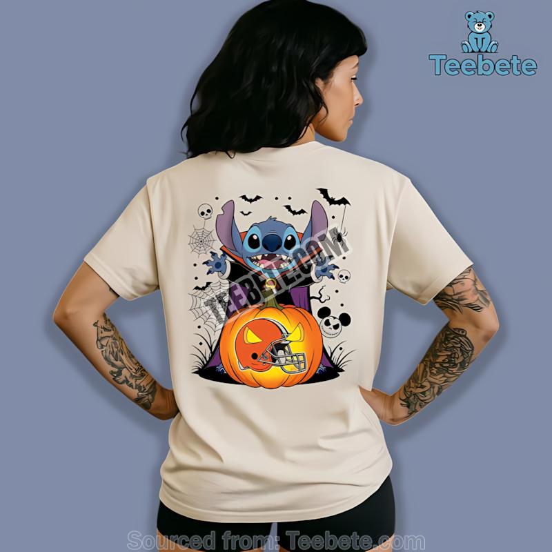 Cleveland Browns Stitch Witch Halloween Best Seller Shirt