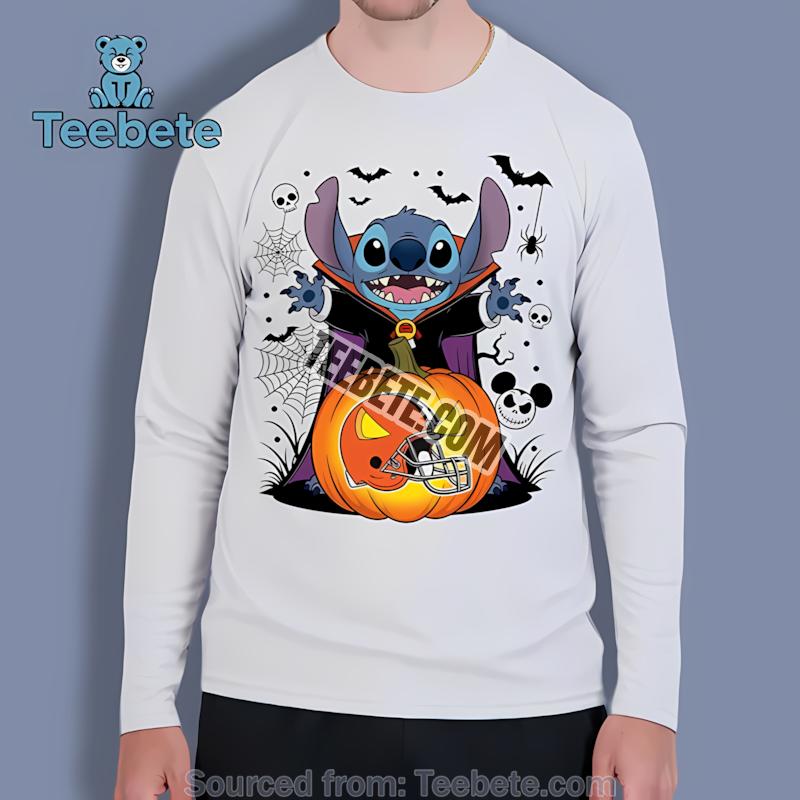 Cleveland Browns Stitch Witch Halloween Best Seller Long Sleeve Cleveland Browns Stitch Witch Halloween Best Seller Long Sleeve