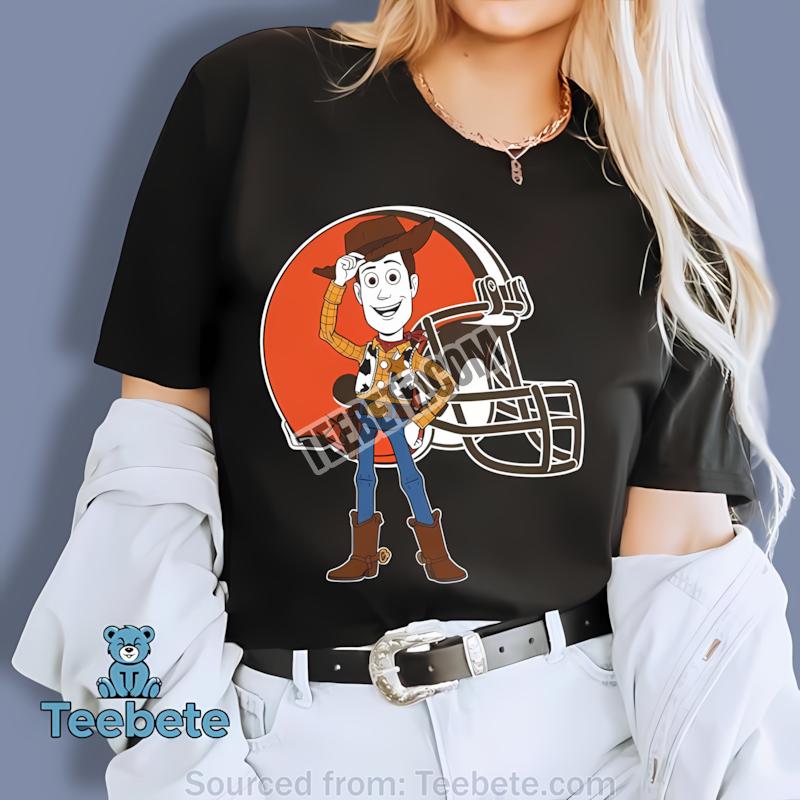 Cleveland Browns Woody Toy Story Fashion Graphic Shirt