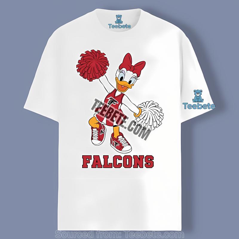 Daisy Duck Cheerleader Atlanta Falcons Tshirt