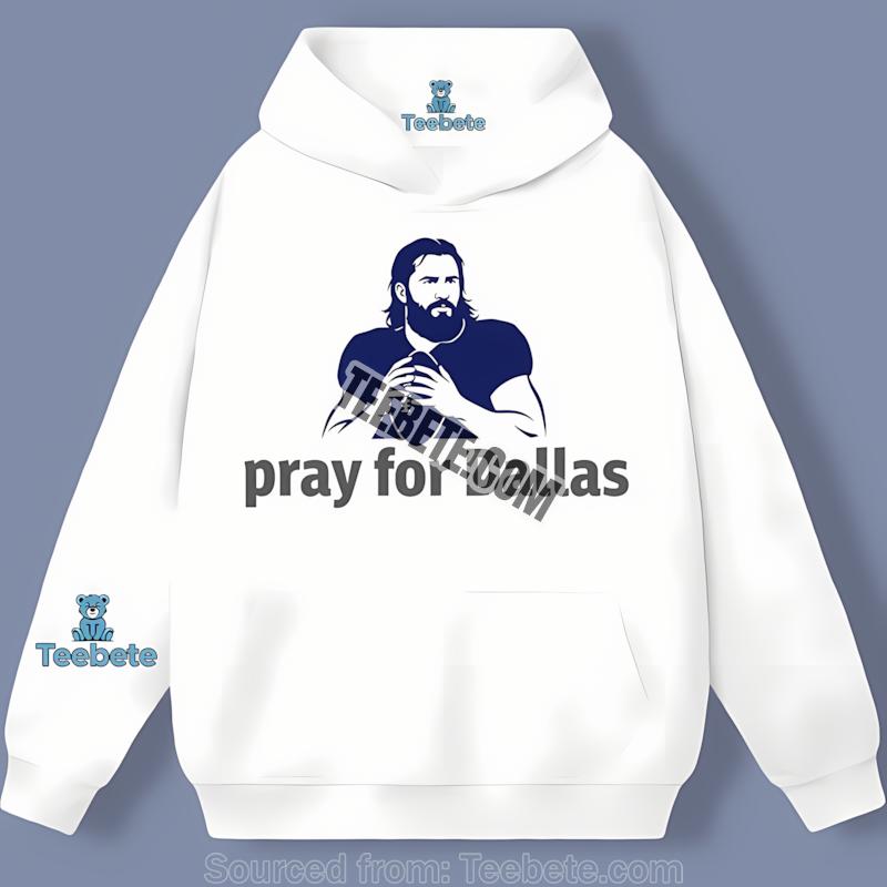 Dallas Cowboys Pray For Dallas Minimalist Football Artwork Hoodie Classic Dallas Cowboys Pray For Dallas Minimalist Football Artwork Hoodie Classic
