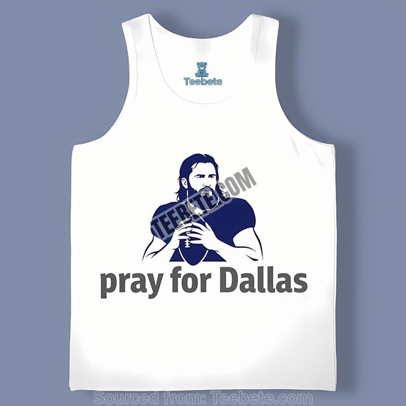 Dallas Cowboys Pray For Dallas Minimalist Football Artwork Tanktop Classic Dallas Cowboys Pray For Dallas Minimalist Football Artwork Tanktop Classic
