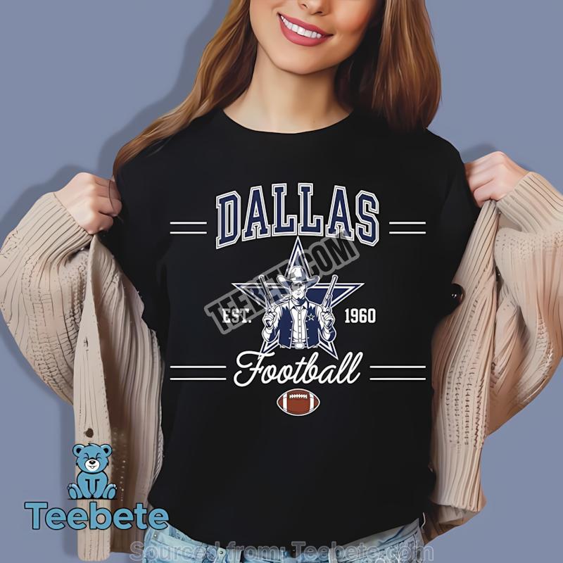 Dallas Cowboys Vintage Cowboy Est 1960 Football Shirt