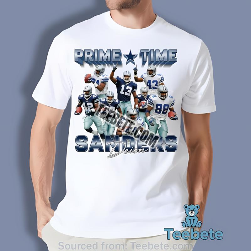 Deion Sanders Dallas Cowboys Prime Time Football Legend Shirt
