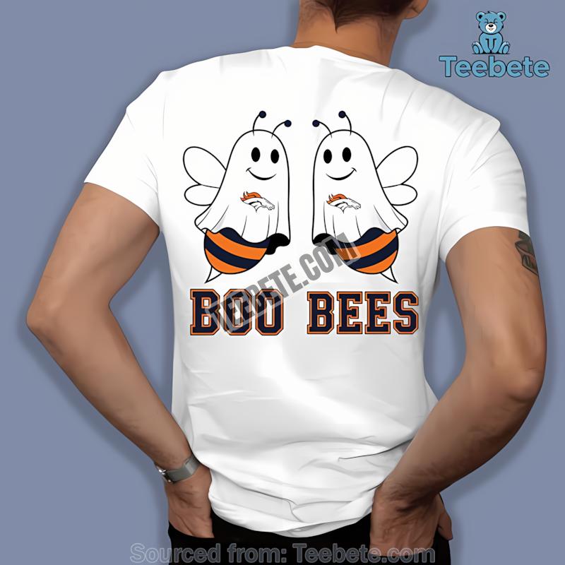 Denver Broncos Boo Bees Funny Halloween Shirt