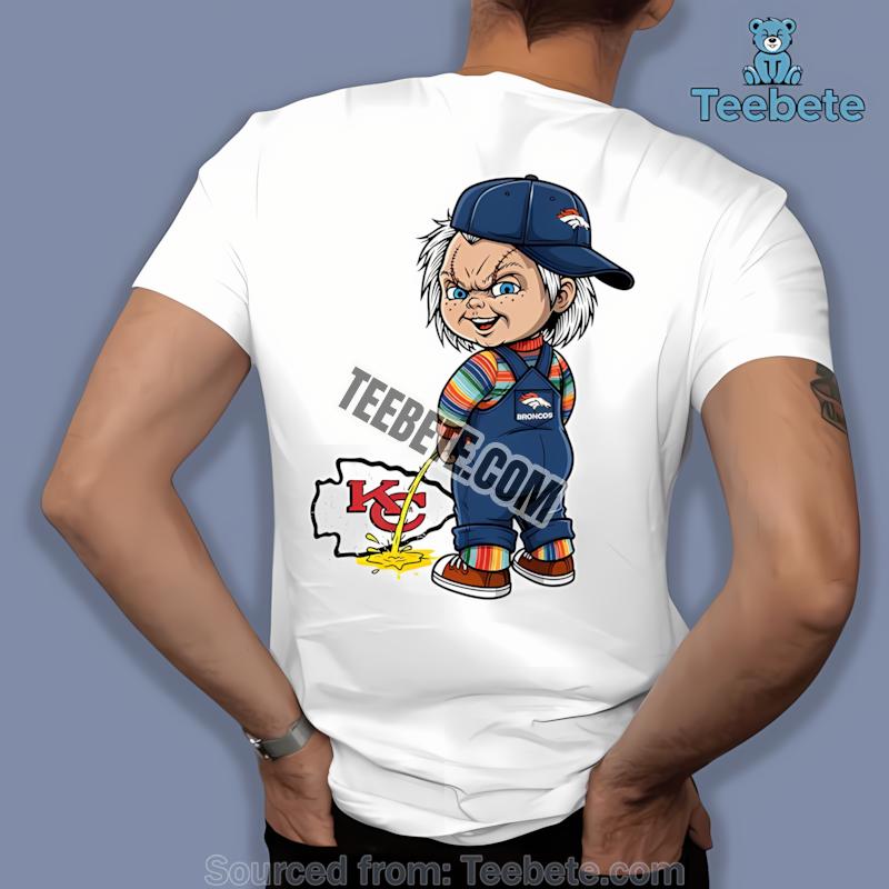 Denver Broncos Chucky Chiefs Rivalry Horror Shirt