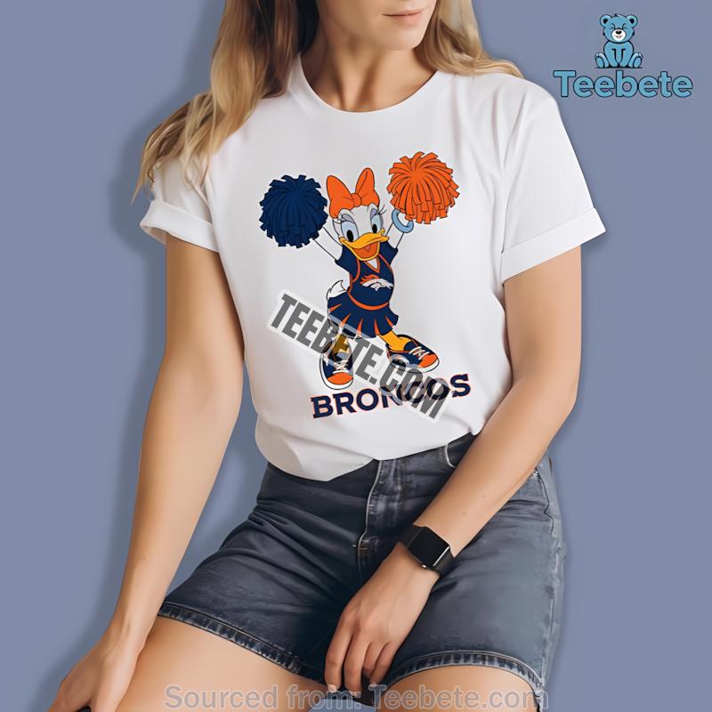 Denver Broncos Donald Duck Jason Mask Halloween Shirt