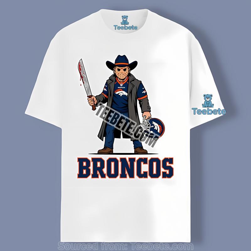 Denver Broncos Jason Voorhees Halloween Shirt