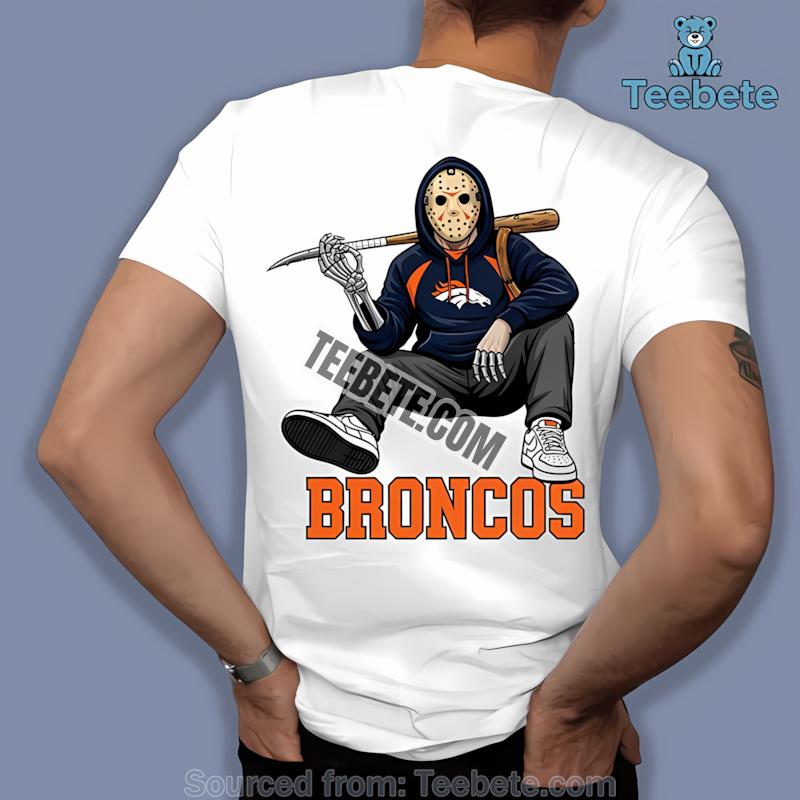 Denver Broncos Jason Voorhees Michael Myers Horror Shirt