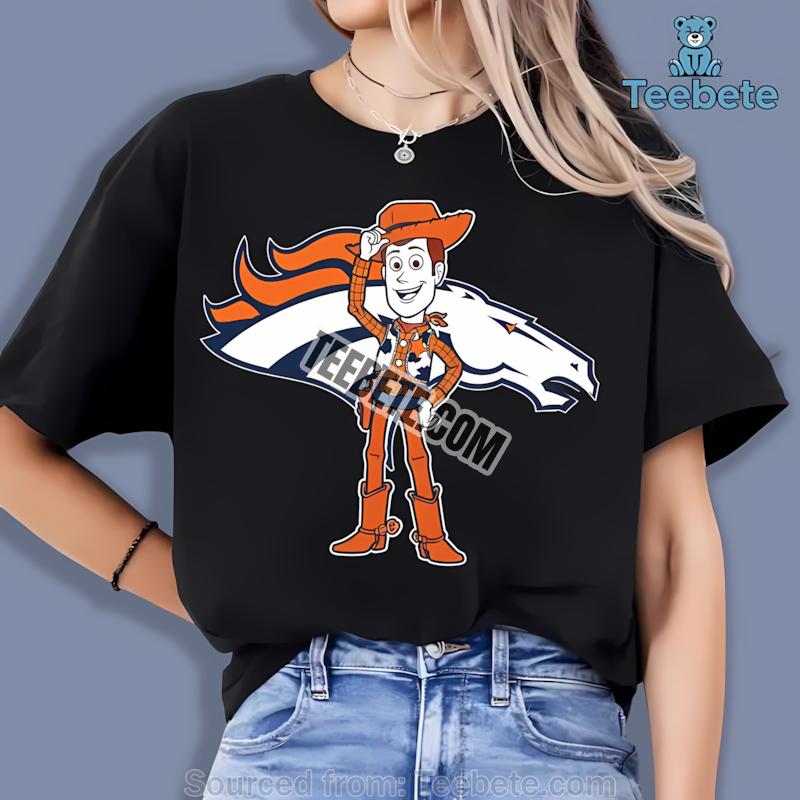 Denver Broncos Woody Toy Story Graphic Shirt