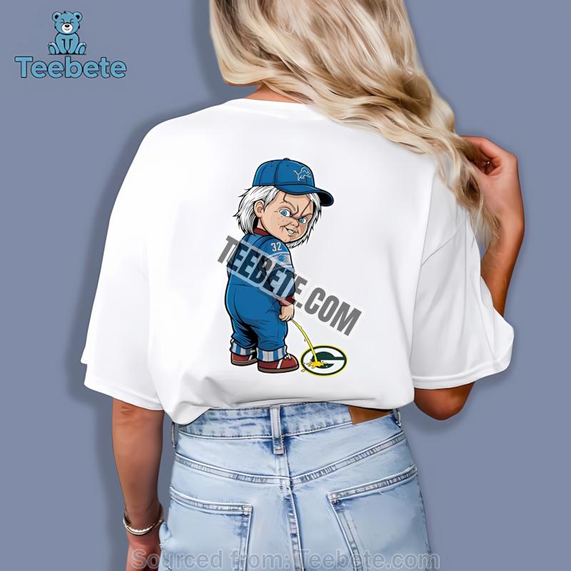 Detroit Lions Bluey Vampire Halloween Shirt