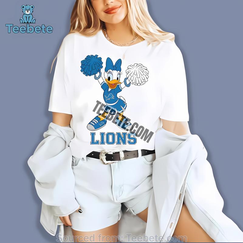 Detroit Lions Daisy Duck Cheerleader Shirt