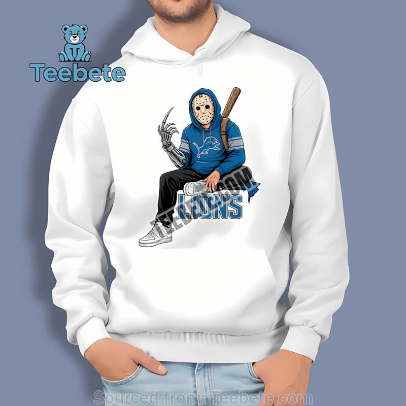 Detroit Lions Jason Voorhees Street Halloween Hoodie Detroit Lions Jason Voorhees Street Halloween Hoodie