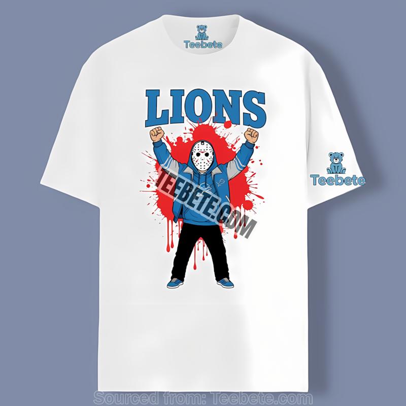 Detroit Lions Leatherface Green Bay Packers Rivalry Shirt