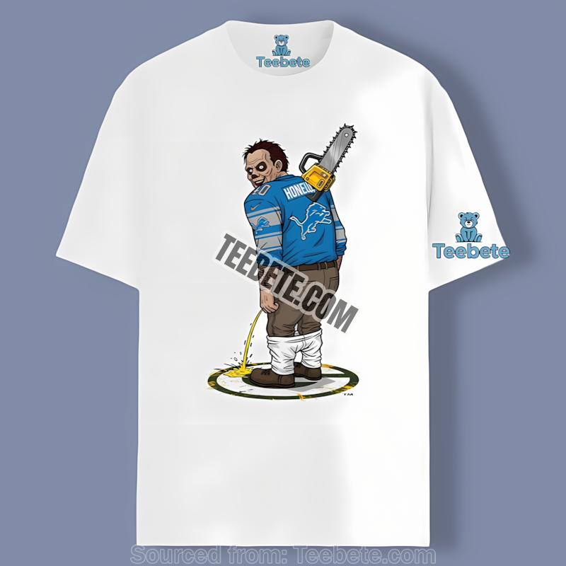 Detroit Lions Leatherface Green Bay Packers Rivalry Shirt