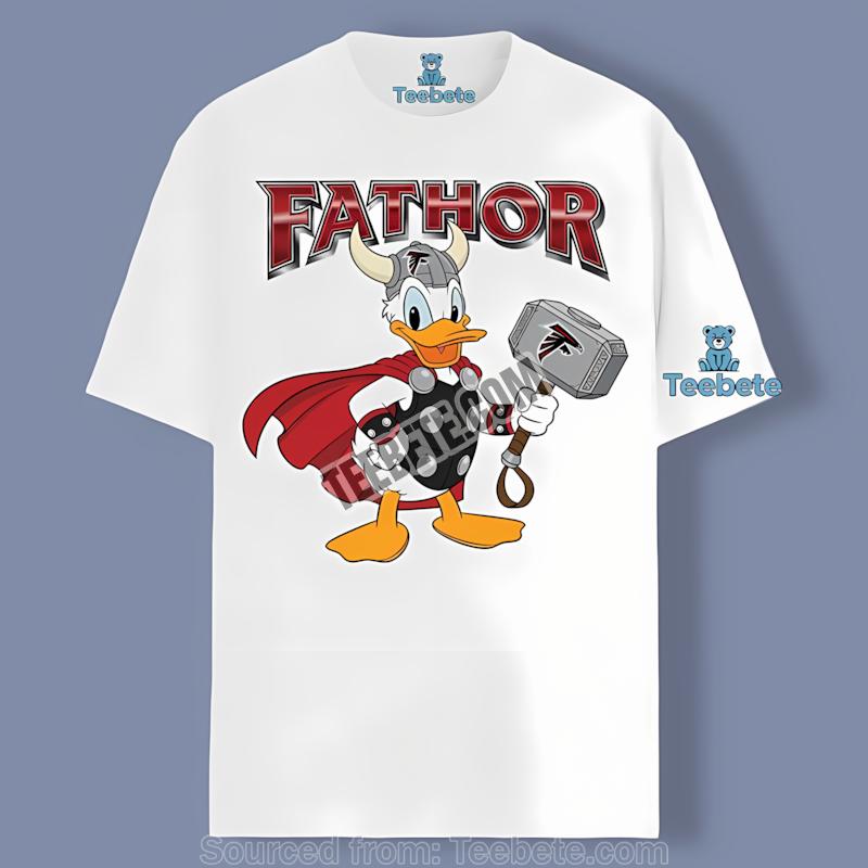 Donald Duck Fathor Atlanta Falcons Unisex Tshirt