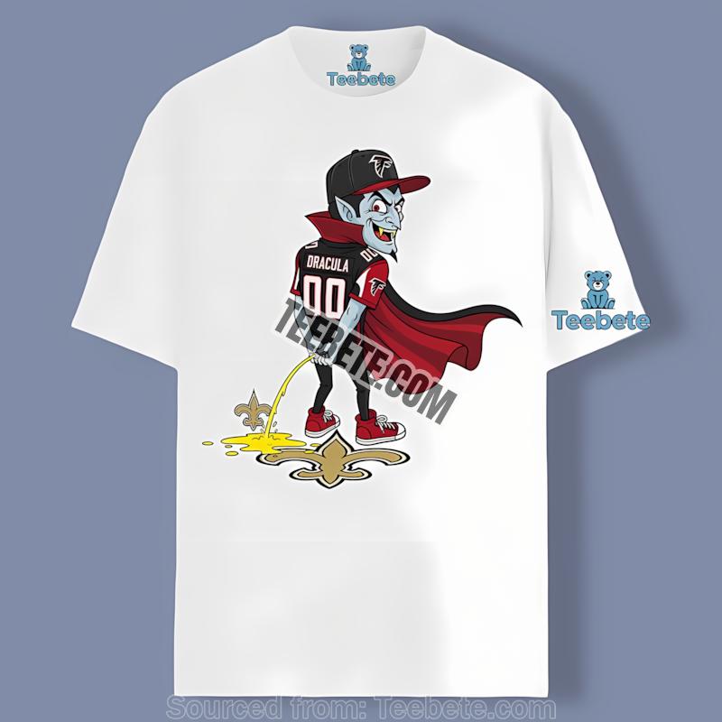 Dracula Vs Saints Falcons Rivalry Graphic Tshirt