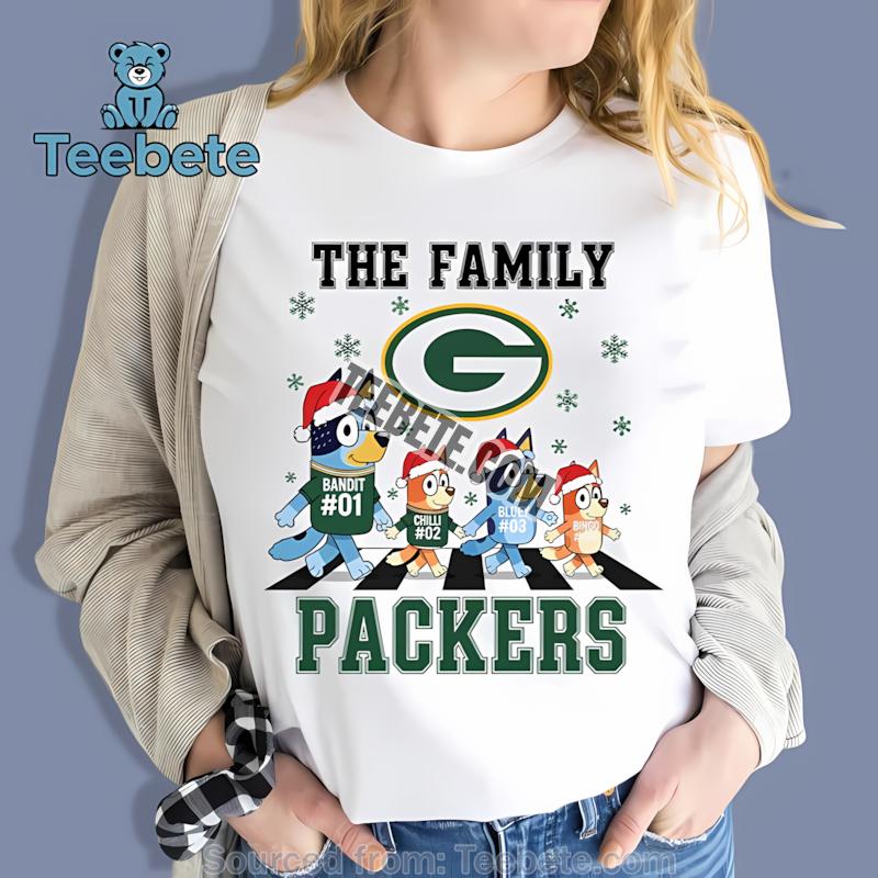 Green Bay Packers Bluey Fathor Cool Shirt