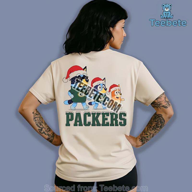 Green Bay Packers Bluey Fathor Cool Shirt