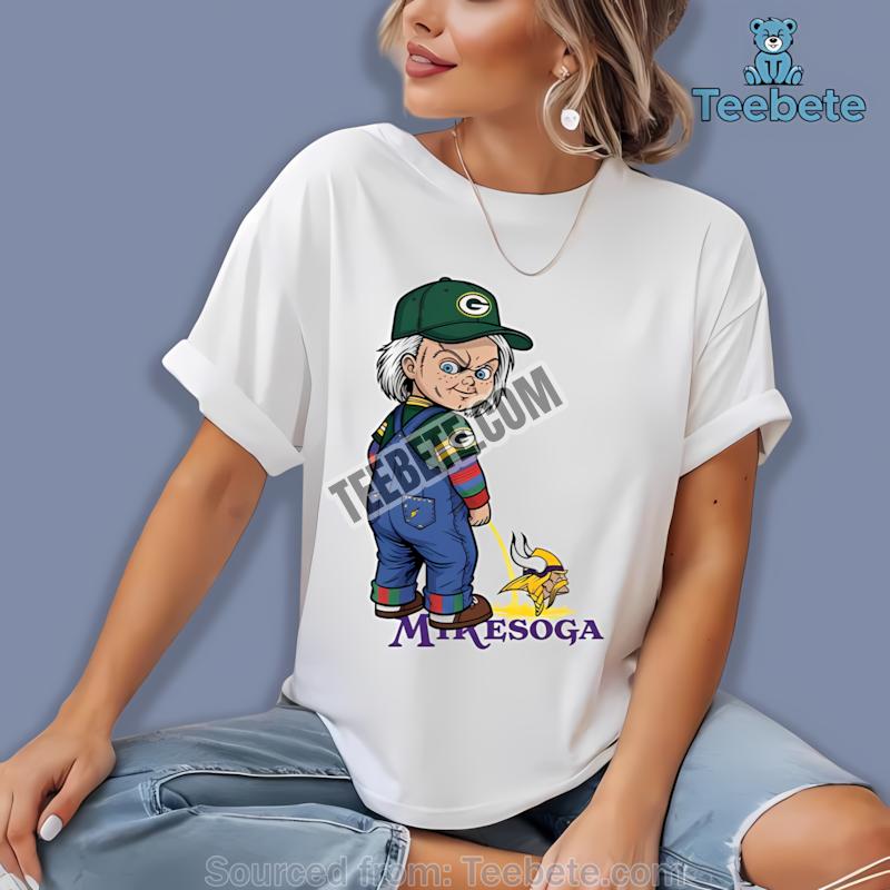 Green Bay Packers Chucky Minnesota Vikings Rivalry Graphic Shirt