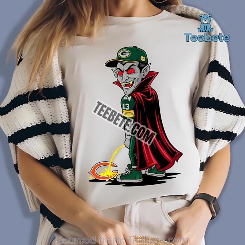 Green Bay Packers Dracula Chicago Bears Rivalry Shirt