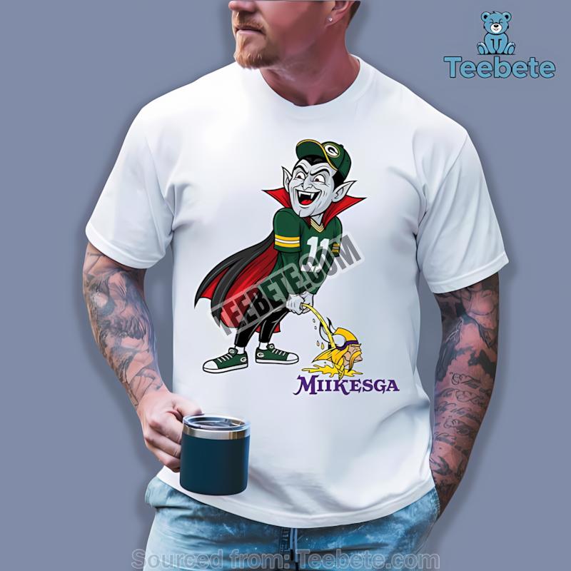 Green Bay Packers Dracula Minnesota Vikings Rivalry Shirt