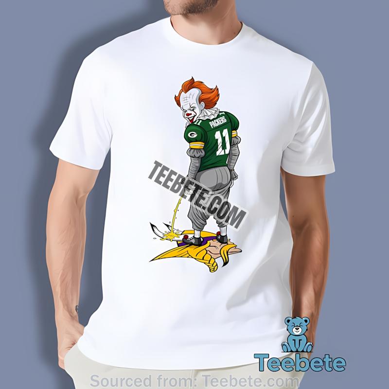 Green Bay Packers Goofy Football Quarterback Cotton Shirt